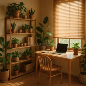 Escritorio Zen de Bambú Natural