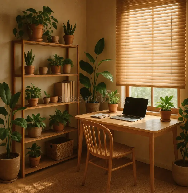 Escritorio Zen de Bambú Natural